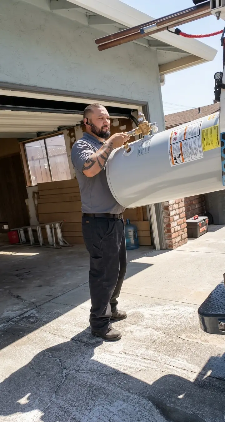 Water heater installation
