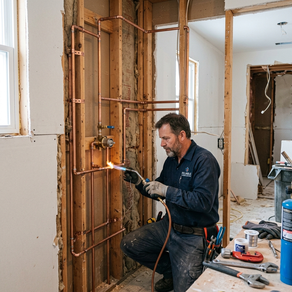 Re-Piping & Remodels.